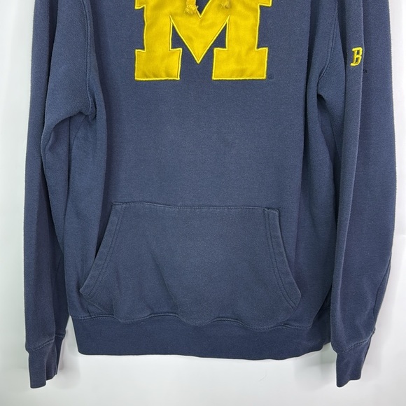 Vintage Stadium Athletics Michigan Wolve Hooded Sweatshirt Size Large - Picture 3 of 8